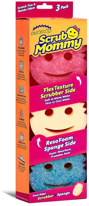 스크럽대디 마미 수세미 랜덤발송, 3개입, 1개 - 쿠팡