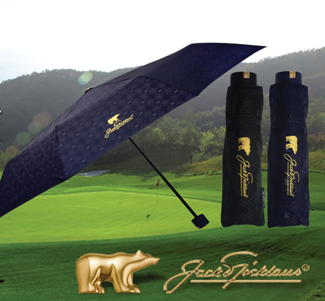 잭니클라우스 3단 베어엠보/우산/장마/비/3단우산
