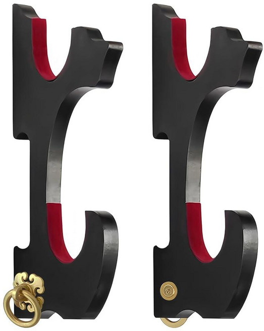 SEEMINESALE Sword Stand Wall Mount 3tier Black Katana Holder Samurai Sword Display Rack for Katan, SEEMINESALE Sword Stand Wall M