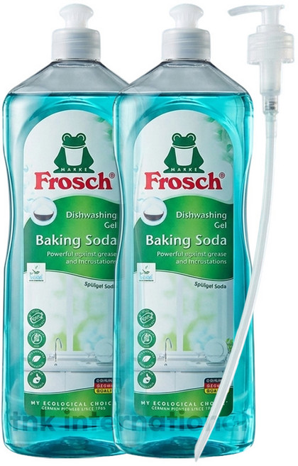 프로쉬 베이킹소다 주방세제 1L 2개 펌프 1개 맨손 설거지용
