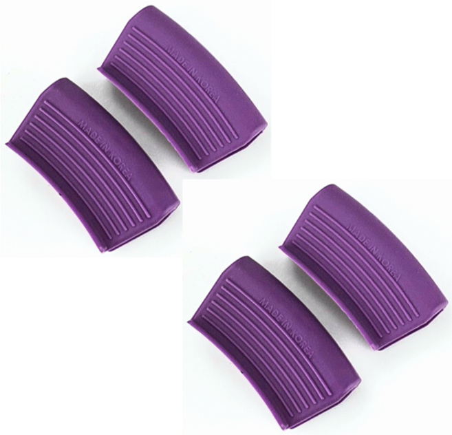 국산 실리콘 냄비 손잡이 2EA 1세트, 보라, 2세트