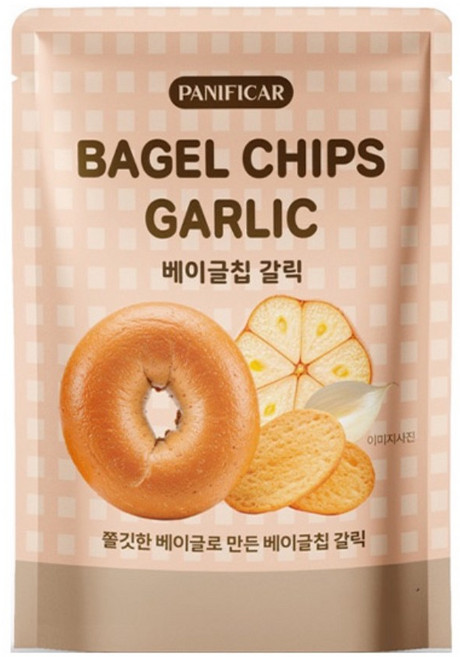 베이글칩 갈릭, 60g, 2개