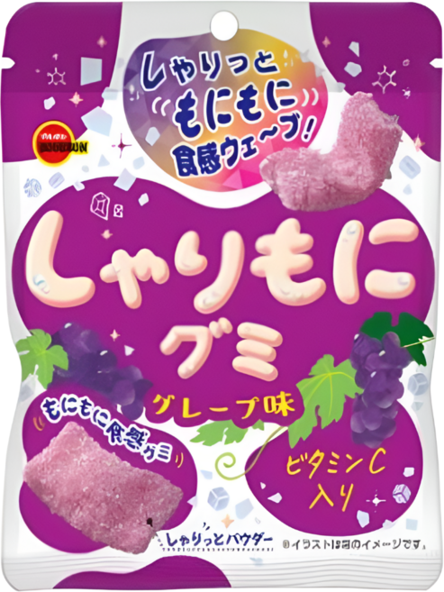 부르본 샤리모니 구미 포도향 일본 수입젤리, 1개, 57g