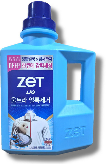 리큐제트 울트라 얼룩제거 세탁세제 용기 본품, 2.1L, 1개