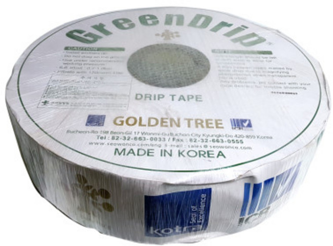 [좋은농자재] 점적테이프 (두께0.2T 점적간격10cm 길이500m), 1개