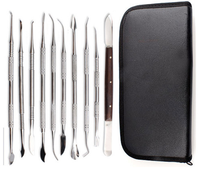 OON 클레이 점토 스파츄라 B타입 10종, 1세트