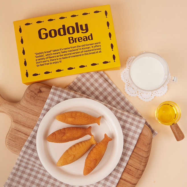 부산명물 쌀빵 고도리빵 초코세트, 4개, 20g