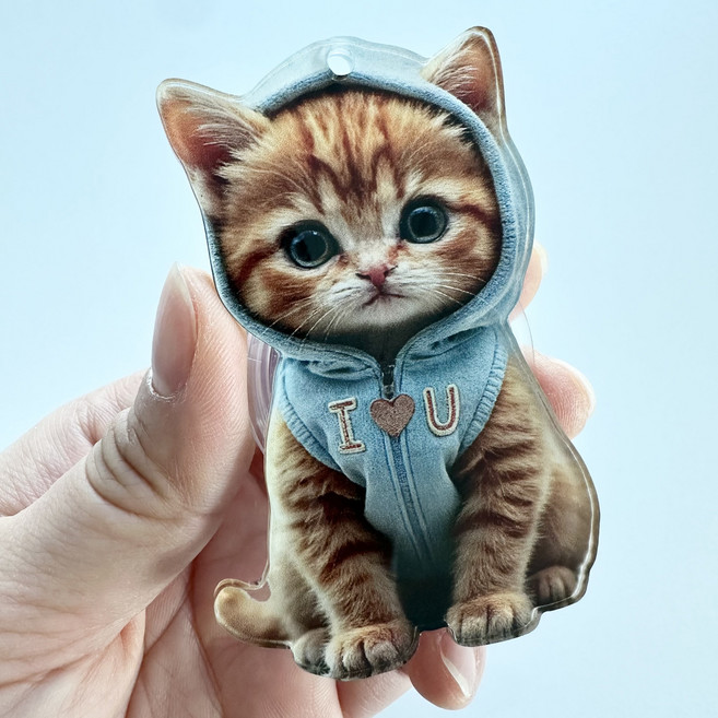 땡스스토리 강아지 고양이 스마트톡 그립 핸드폰거치대, 1개, 고양이3