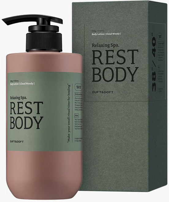 더프트앤도프트 릴렉싱 스파 바디로션 클라우드 우디, 500g, 1개