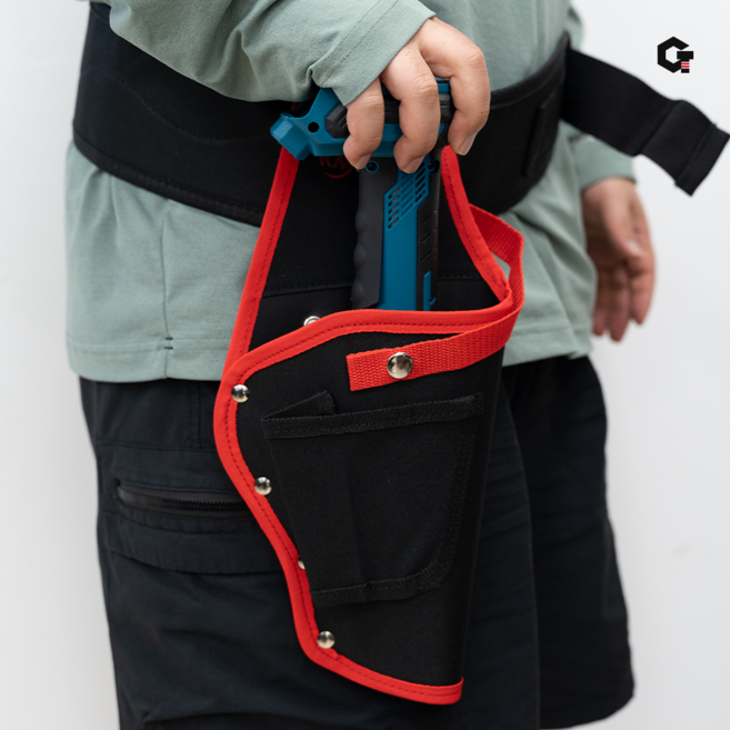 충전 전동 전지 가위 가위집 파우치 벨트 타입 프리사이즈, 1개