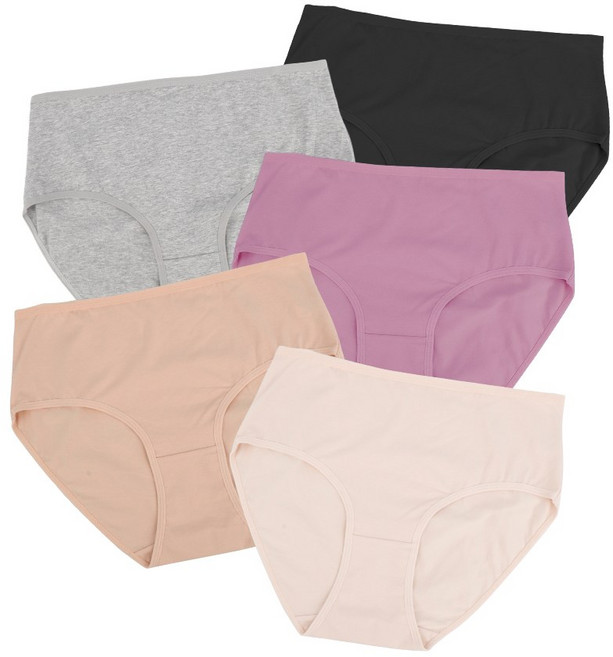 하누리 여성 순면95% 맥시 데일리 기본 팬티 세트 10매입