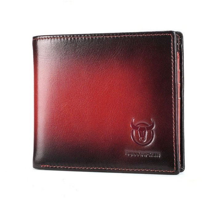附禮盒焦糖色RFID 真皮皮夾 牛皮皮夾 皮夾 男 短夾 錢包 皮包 短皮夾 皮夾短夾 男性 男用 男士 皮夾男短夾