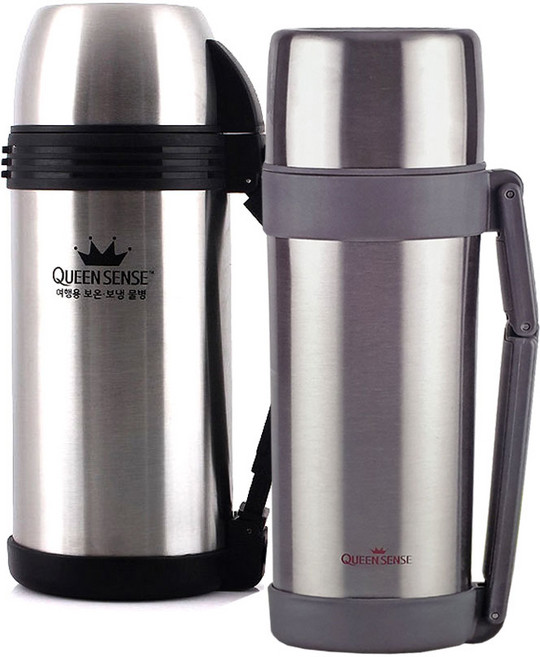 에리카 보온병 1.5L/2.0L, 실버, 2L