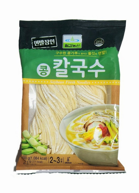 칠갑농산 콩칼국수, 16개, 400g