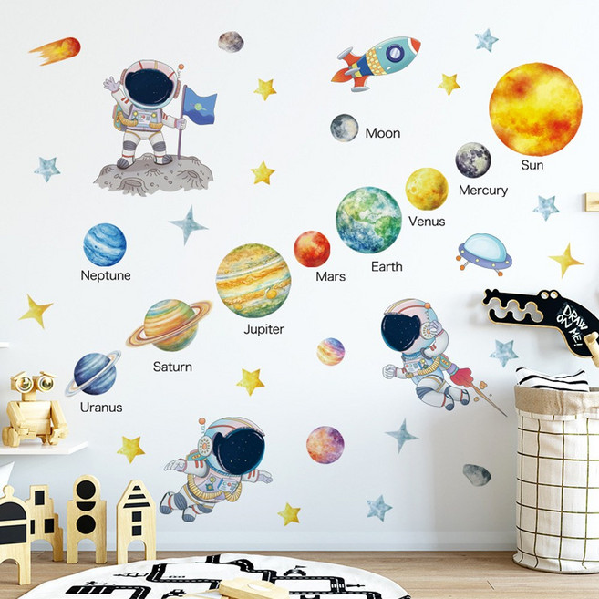 포트렘 포인트 스티커 아이방 벽 꾸미기, 13_태양계