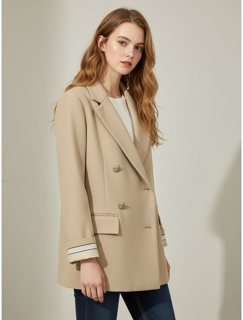 JJ지고트 버클 백 슬릿 더블 브레스트 재킷 GPAA0JKR91