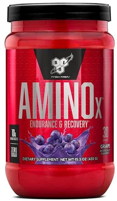 BSN 아미노 X 근육 및 지구력 파우더 BCAA 아미노산 10그램 케토 카페인 없음 지지, Grape, 1 15.34 Ounce (30 Servings, Pa, 1개 - 쿠팡