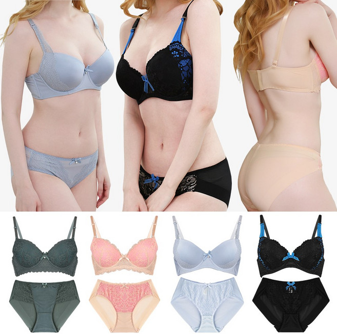 볼리쉬 레이스 볼륨업몰드 와이어 여성브라팬티 8PS 브라팬티개별구매
