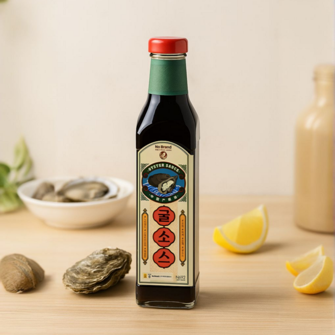 노브랜드 굴소스 490g 볶음 중식 잡채 각종요리 감칠맛 마법소스, 4개