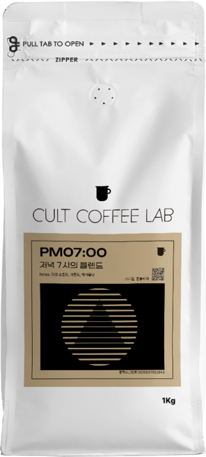 컬트커피랩 고소한 너티초코 카라멜 은은한 과일향 저녁7시 블렌드 커피원두, 1kg, 1개, 에스프레소(고움)