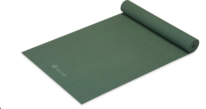 가이암 요가 매트 - 프리미엄 5mm 두께의 미끄럼 방지 운동 및 피트니스 매트요가 필라테스 바닥 운동 등 모든 종류, 1개, 세이지브러시