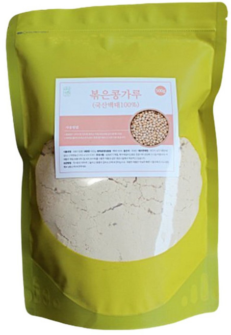 국산 볶은콩가루500g+500g 콩고물 콩국수 대두분말, 1개, 500g