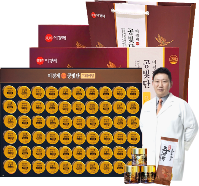 이경제 프리미엄 공빛단 공빛환 120환(4개월분) 공진 홍삼 녹용 건강환 28가지 전통원료 부모님 명절 선물 1개