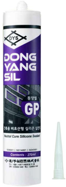 동양씰 다용도 무초산 실리콘 백색, 1개