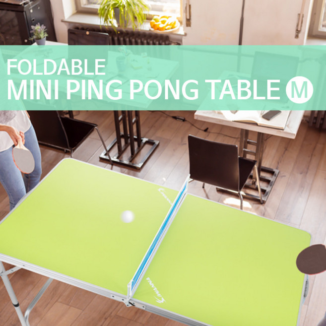 아이워너 접이식탁구대 중형 캠핑 테이블 실내게임, 1개