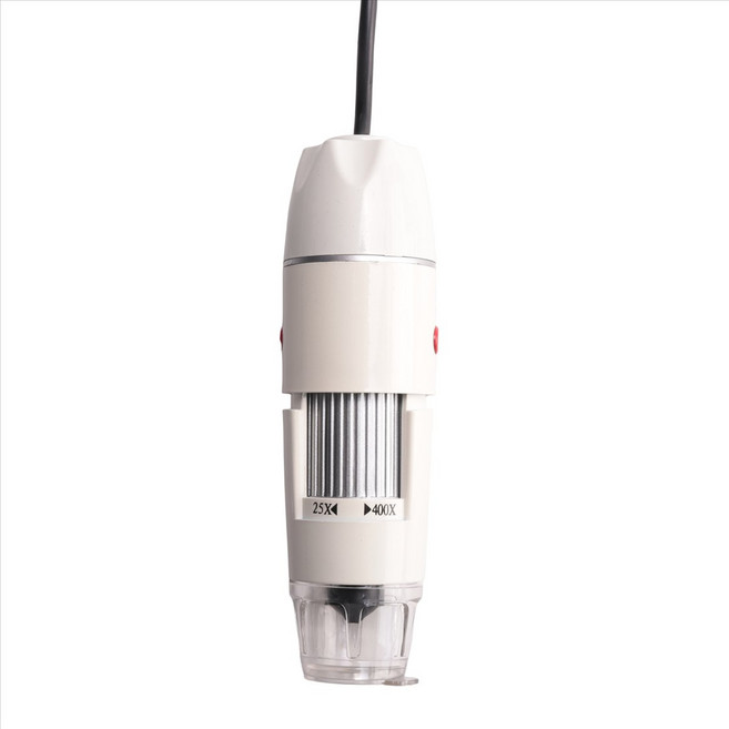400X-1000X USB Microscope Professional COM 센서 TV/AV 인터페이스 디지털 현미경 전자 장치 미국 플러그, 하얀색