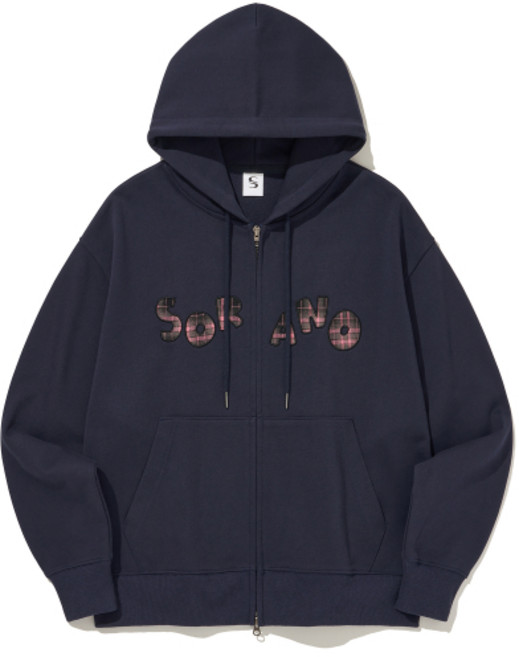 브랜드정품 소라노 Checkpatch HOODIE ZIP-UP2Color 311900