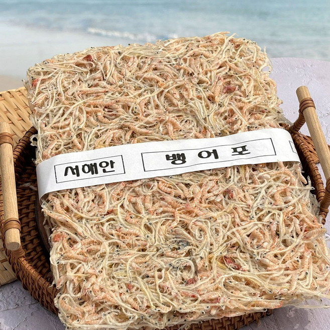 서해안 햇 보리새우 섞인 뱅어포 (소량생산 실치 뱅어 건새우 꽃새우 뱅어포조림 밑반찬 술안주), 1개