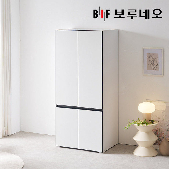 보루네오 비코 광폭 홈카페 주방 수납장 800 PL0072, 카키