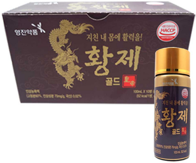 영진약품 황제골드, 동화약품_황제골드_100ml_10병, 10개