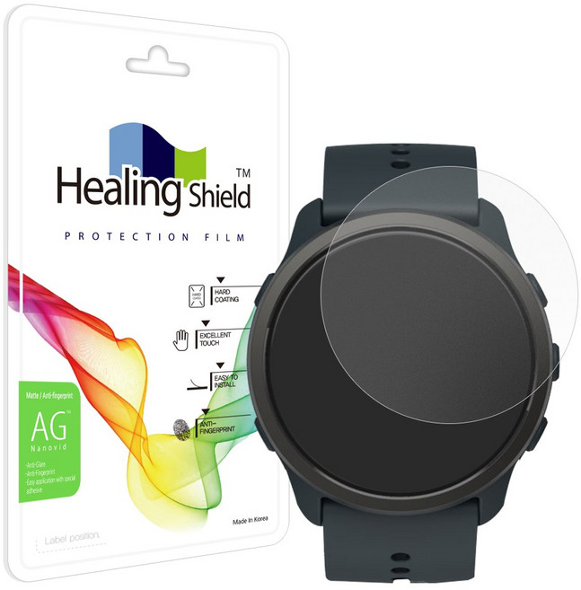 스마트워치 웨어러블 디바이스 클래식 아날로그 시계 저반사 액정 시계보호필름 2매(사이즈 옵션 선택), 평면형 31mm, 1개
