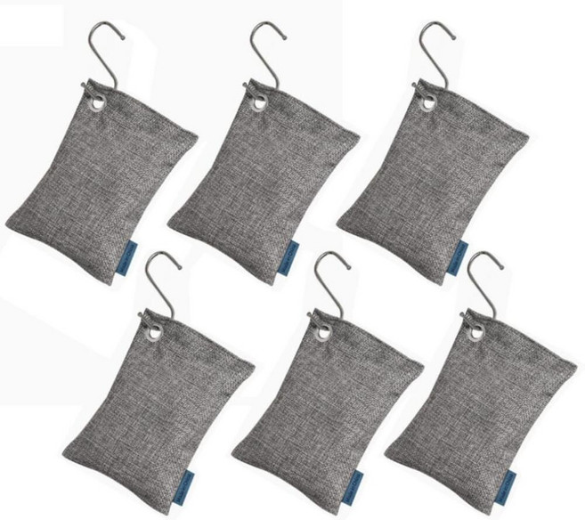 Bamboo Charcoal Air Purifying Bags Activated Charcoal Odor Absorber & Moisture Eliminator Natura