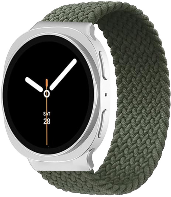 티엑스엘엑스 갤럭시워치 8 클래식 솔로루프 스트랩, 1개, 다크올리브 L