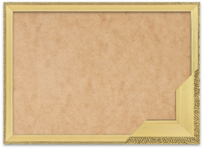 퍼즐액자 38x52cm, 44. 슬림 앤틱 퓨어 골드, 1개