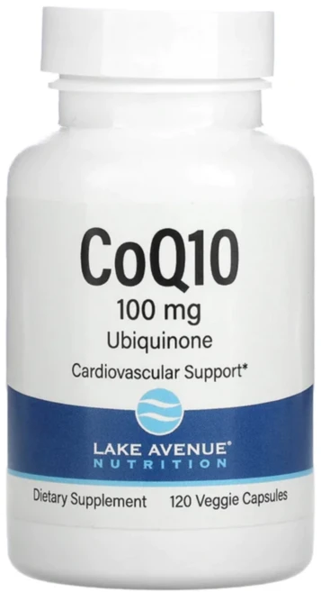 레이크애비뉴뉴트리션 CoQ10 유비퀴논 USP 100mg 120 캡슐 코큐텐 코엔자임 Q10, 1개, 기본, 120정 - 쿠팡