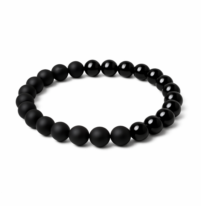 월나트 남녀공용 오닉스 천연원석 팔찌