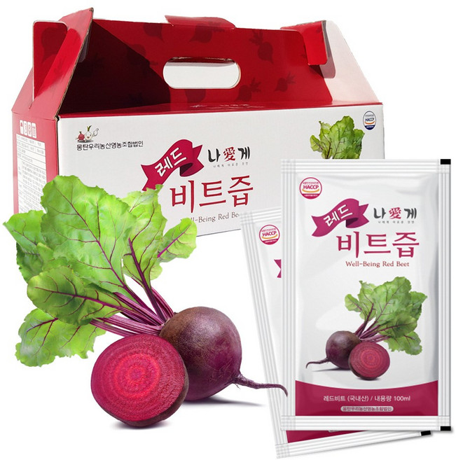 나애게 레드비트즙, 100ml, 120개