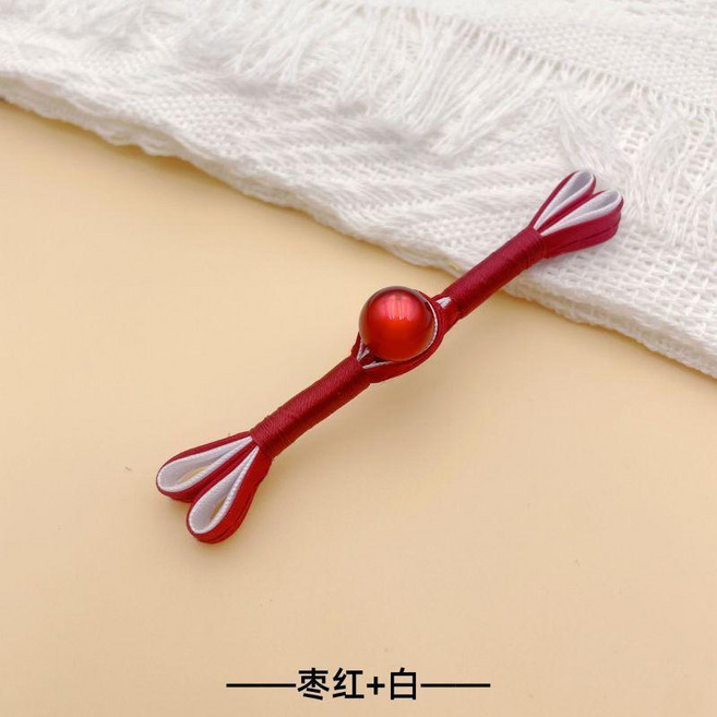 旗袍盤扣 復古風手工編織燕尾一字扣