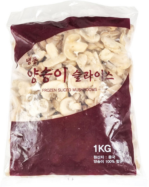 신정푸드간편식재료 크림스프 리조또 표백제 사용없는 양송이버섯 1kg 1팩, 1개