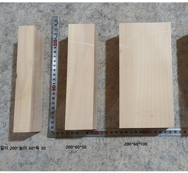 조각용 은행나무 블랭크, 30*60*200, 1개, 나무블럭