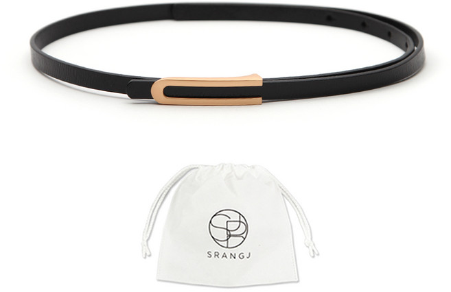 에스랑제이 여성 소가죽 슬림 얇은 원피스 벨트 BJ20