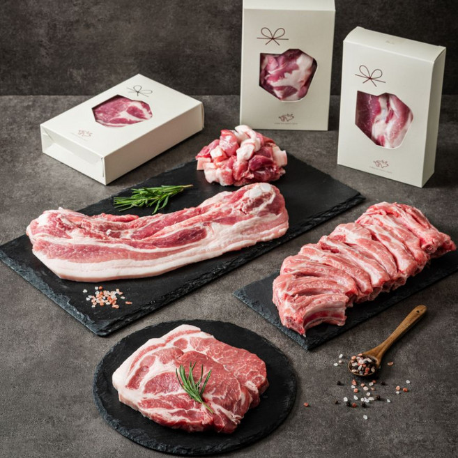 한돈 1.5kg 삼겹 목살 찌개용 추천 선물 세트, 1개