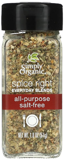 심플리오가닉 스파이스 라이트 에브리데이 블렌드 시즈닝 올-퍼포즈 솔트-프리, 51g, 1개