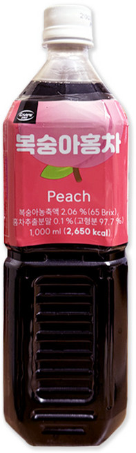 대호 까르페 복숭아 홍차 음료베이스 (1000mlX12페트) 박스 단위 구매시 배송비 무료, 1L, 12개