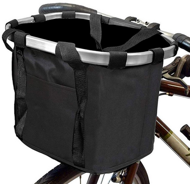 주닉스 자전거 바구니 접이식 짐받이 탈부착 방수 장바구니B, 상품선택, 1개