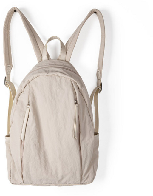 스토리원 나일론 무지 지퍼 백팩 가방 내부 패드 수납 U-SSBG003